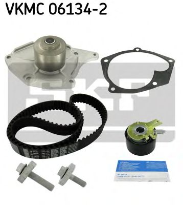 VKMC 06134-2 SKF - Насос охолоджуючої рідини + комплект зубчатого ремня1